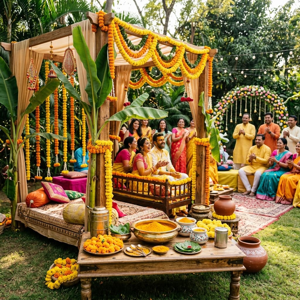 Haldi Ceremony Decoration